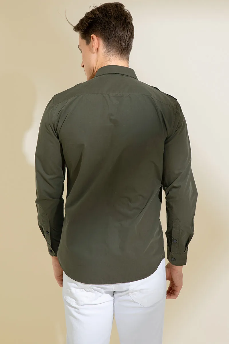 Adroit Olive Shirt