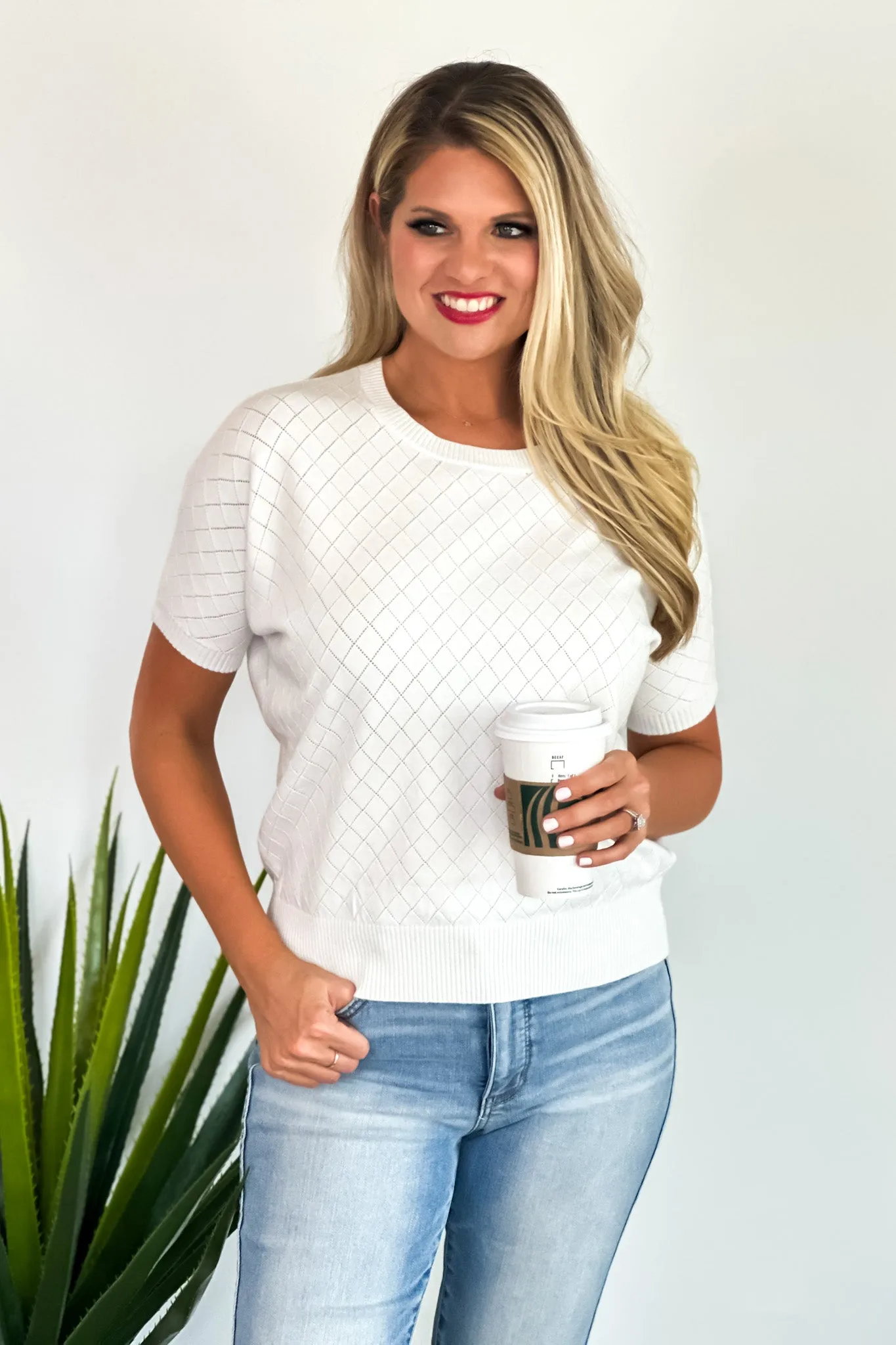 Amanda Argyle Dolman Top : Off White