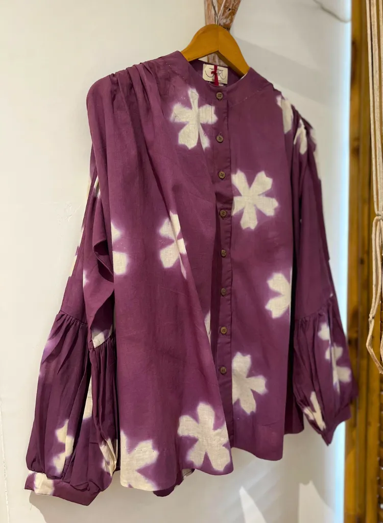 Aubergine Flare Shirt