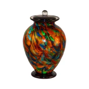 Autumn Amato Handblown Glass Urn