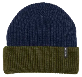 AUTUMN Blocked Beanie Navy