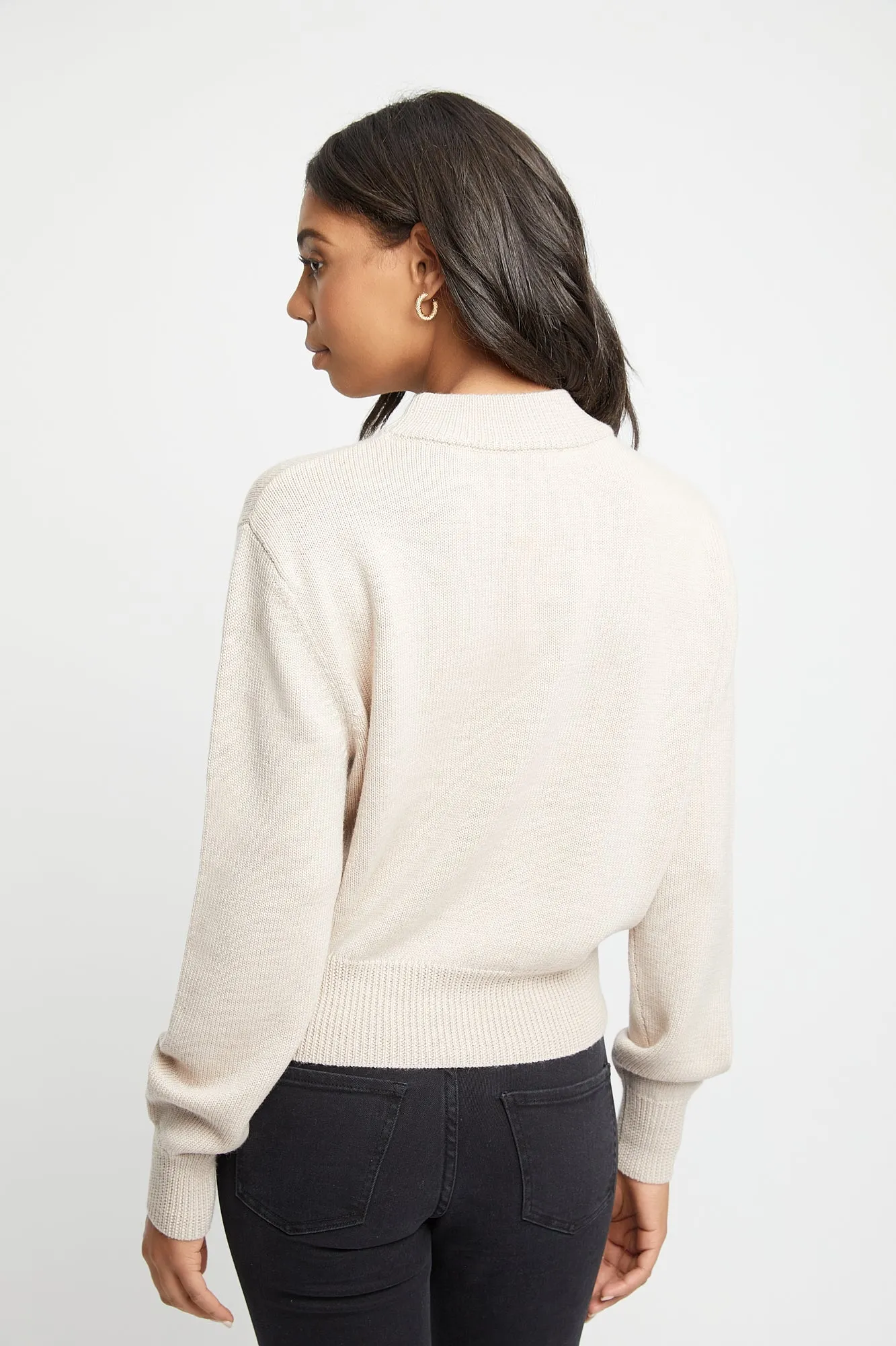 Autumn Built Up Neckline Jumper