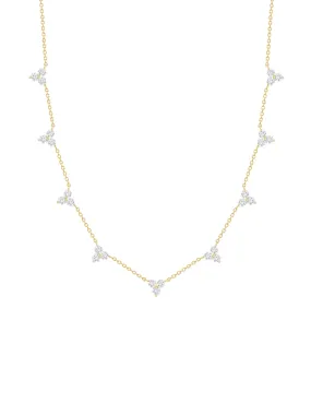 Autumn Diamond Layering Necklace 14K