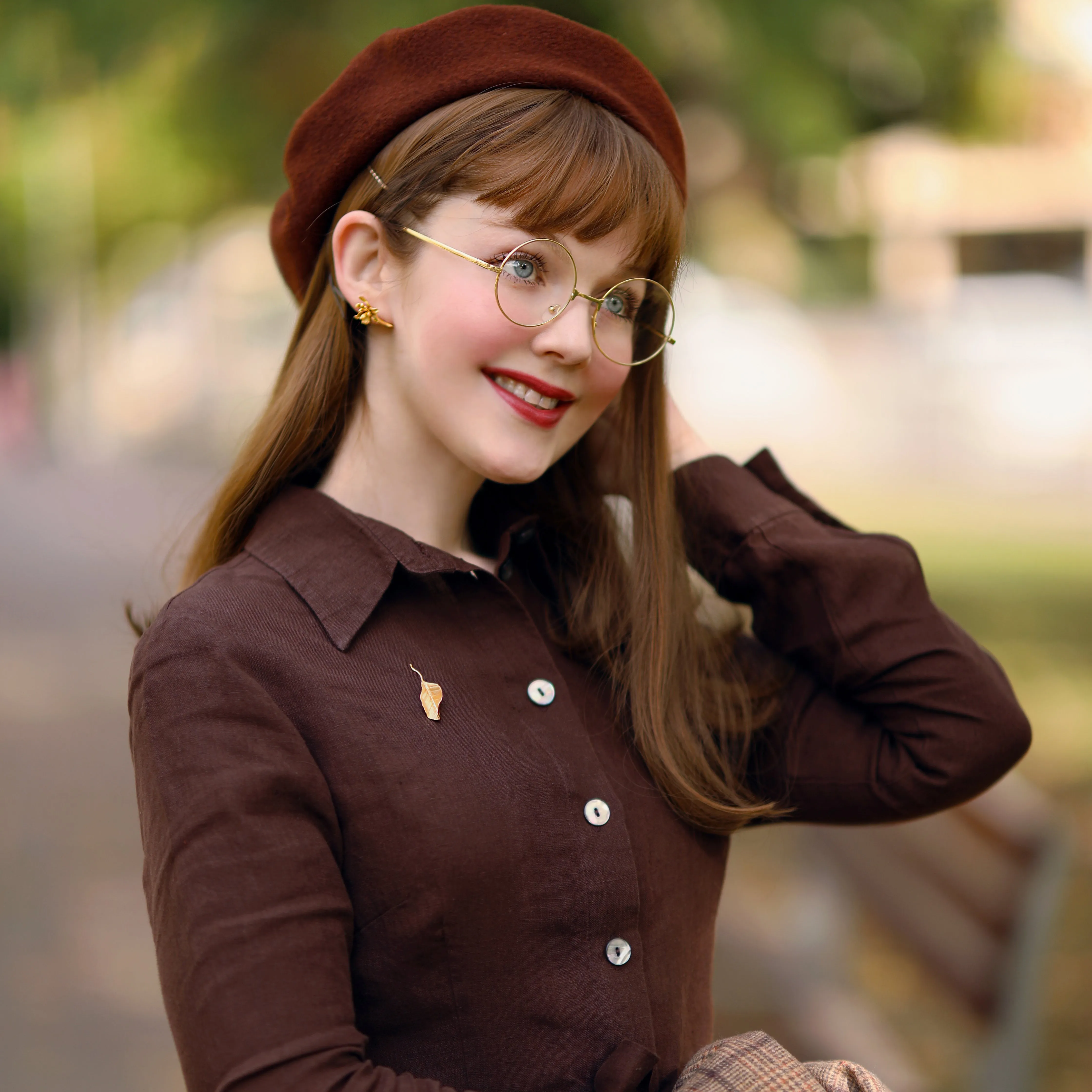 Autumn Leaf Brooch