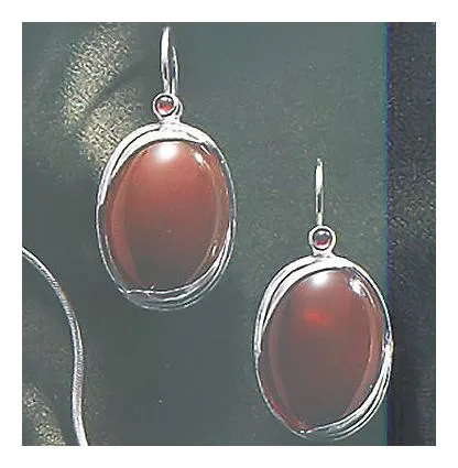 Autumn Light Carnelian Earrings