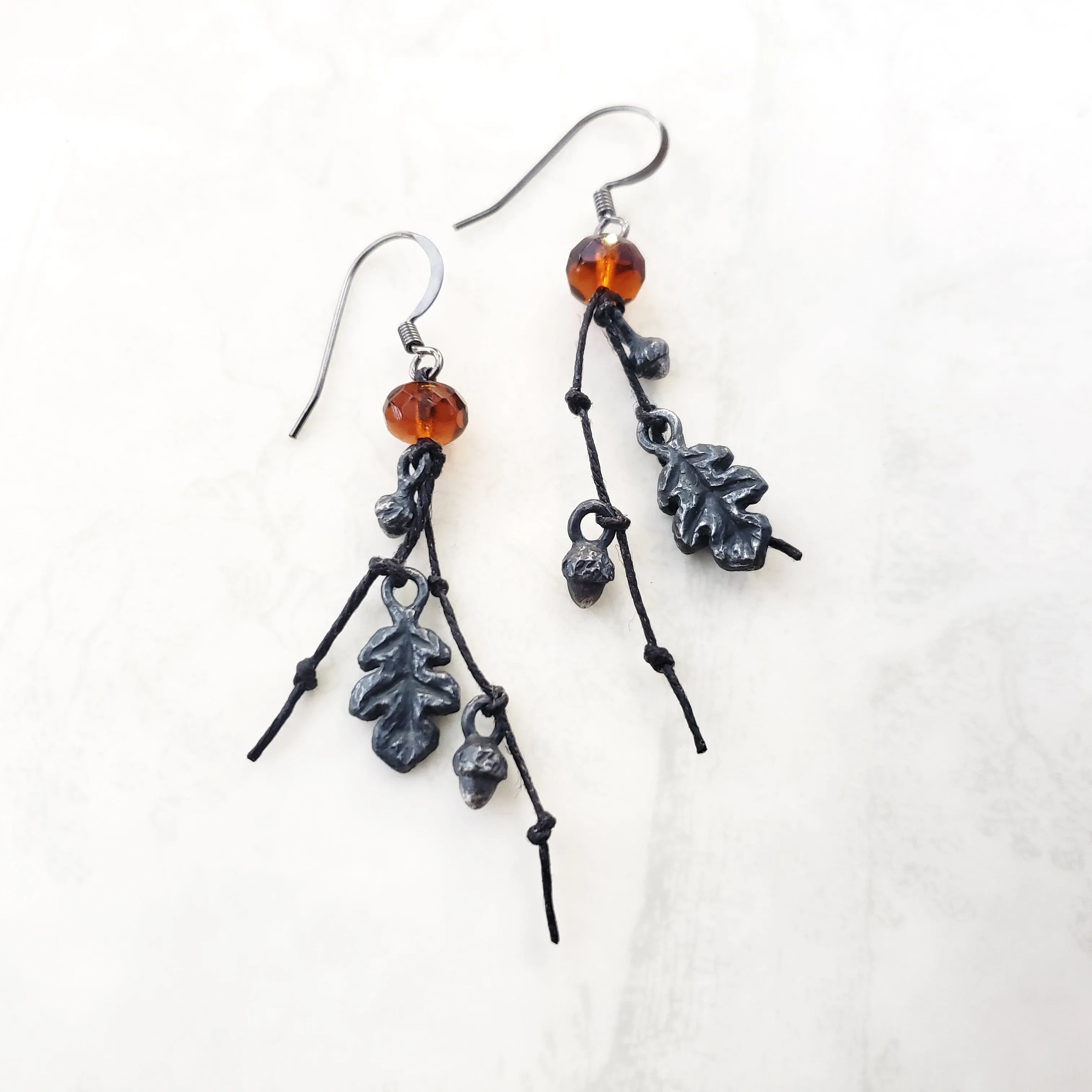 autumn - oak bower earrings