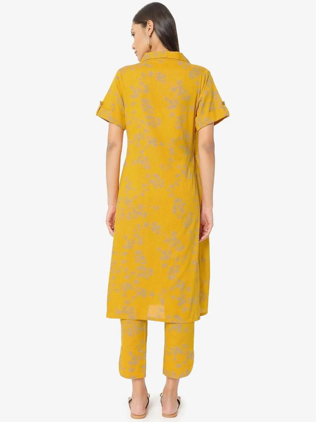 Autumn Overlap Kurta Set