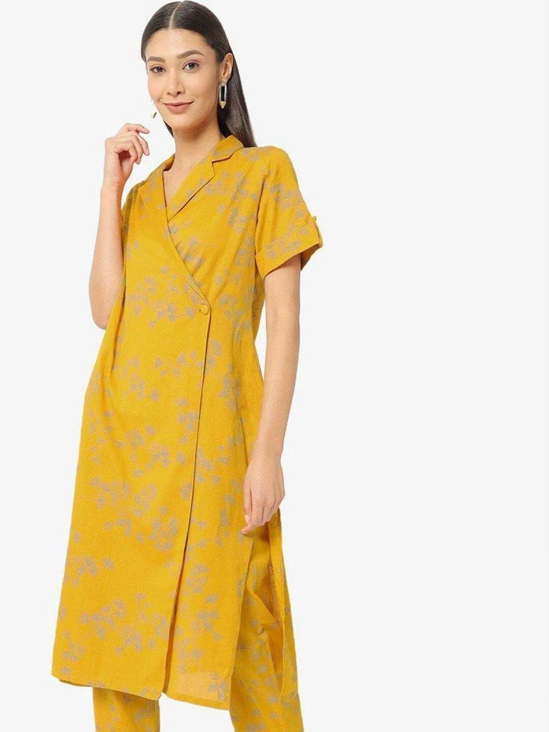 Autumn Overlap Kurta