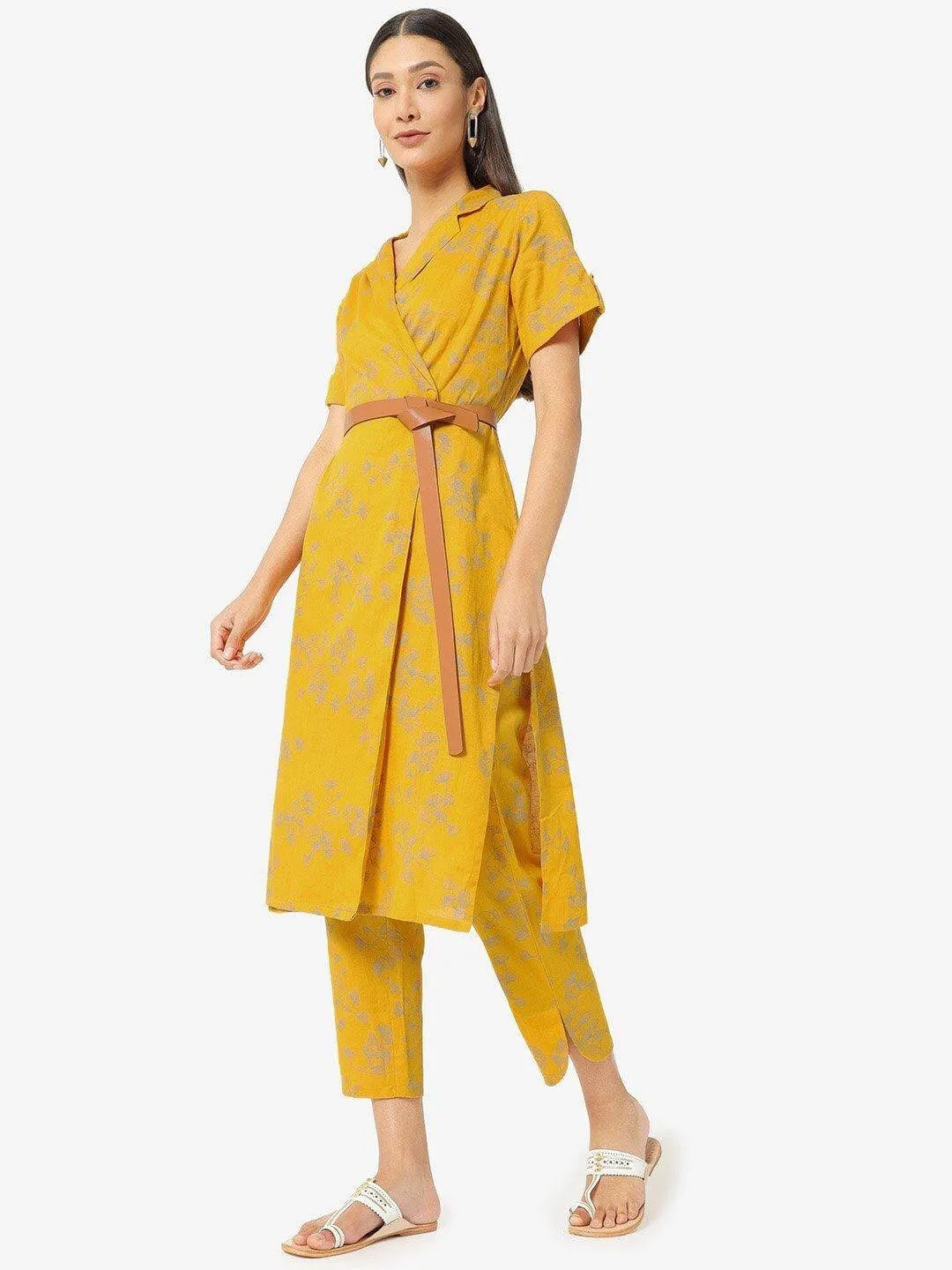 Autumn Overlap Kurta