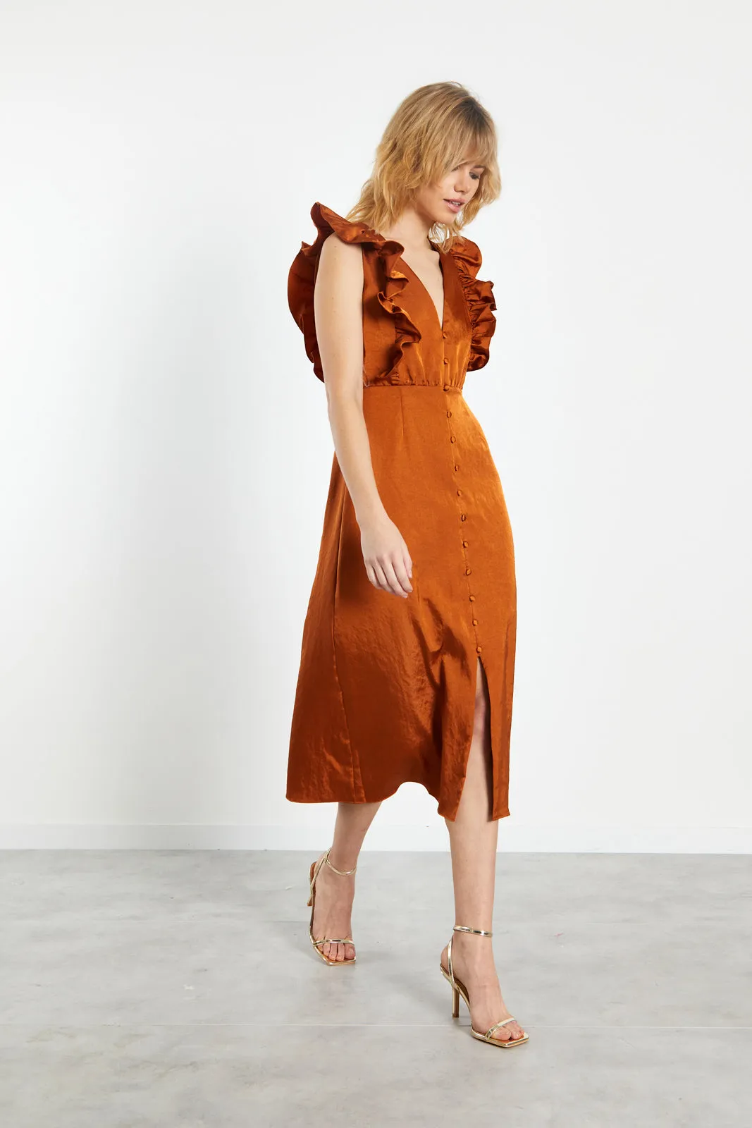 Autumn Ruffles Dress