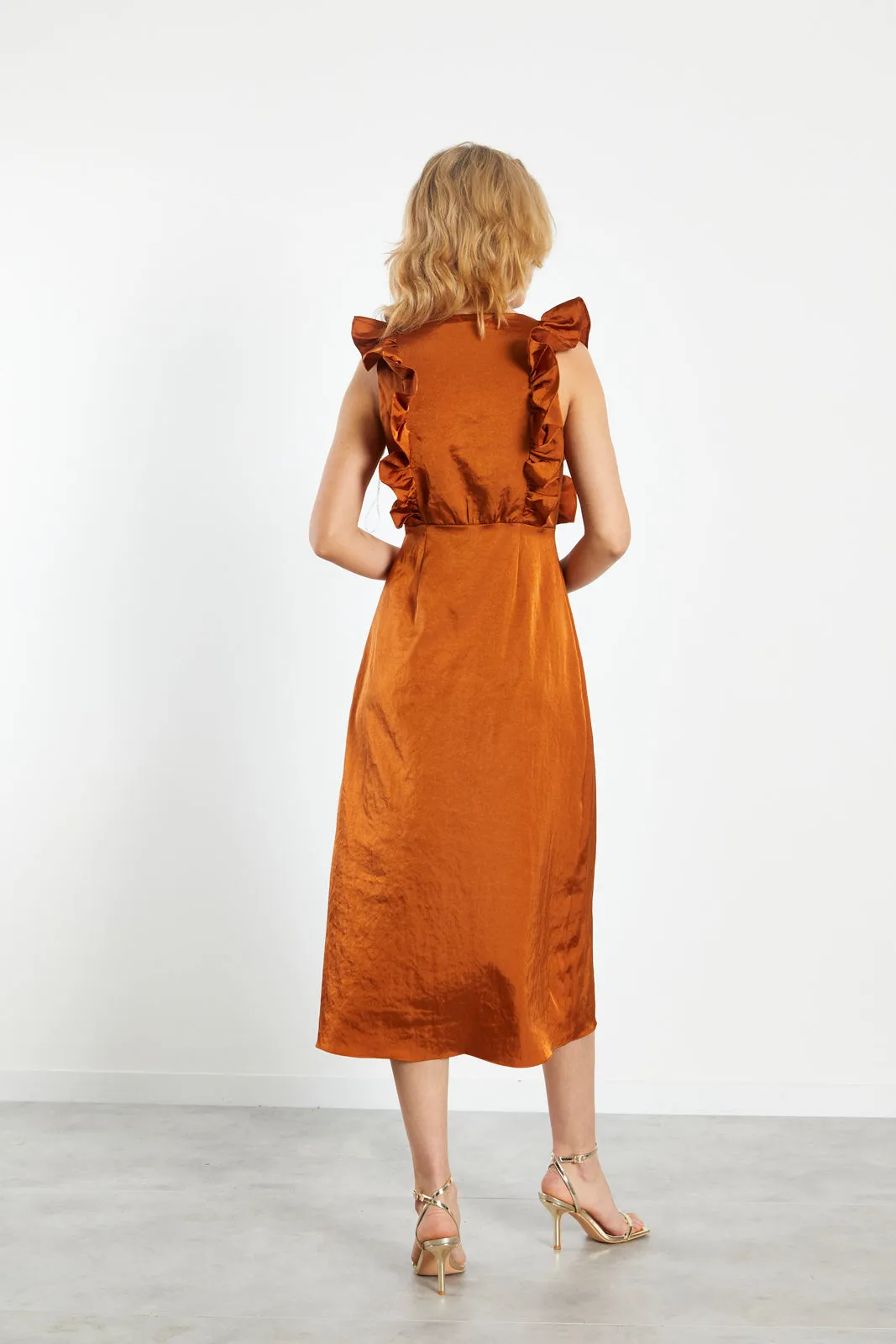 Autumn Ruffles Dress