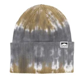 Autumn Tie Dye Split Surplus Beanie - Khaki