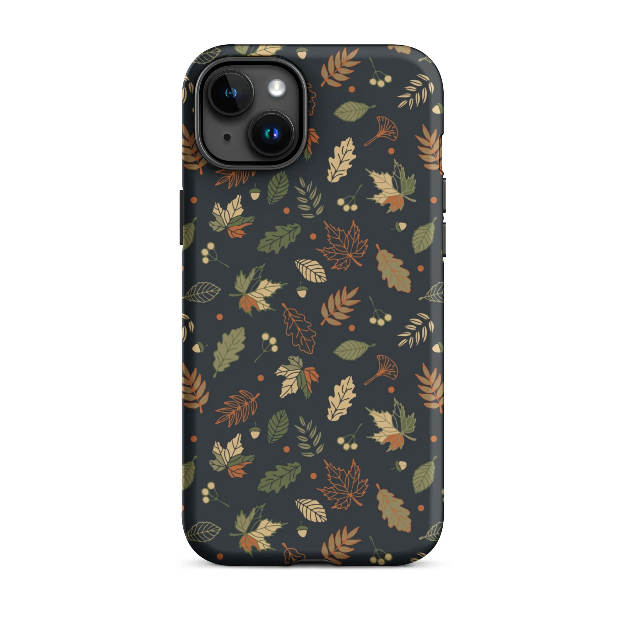 Autumn Twilight Leaves Premium iPhone Case