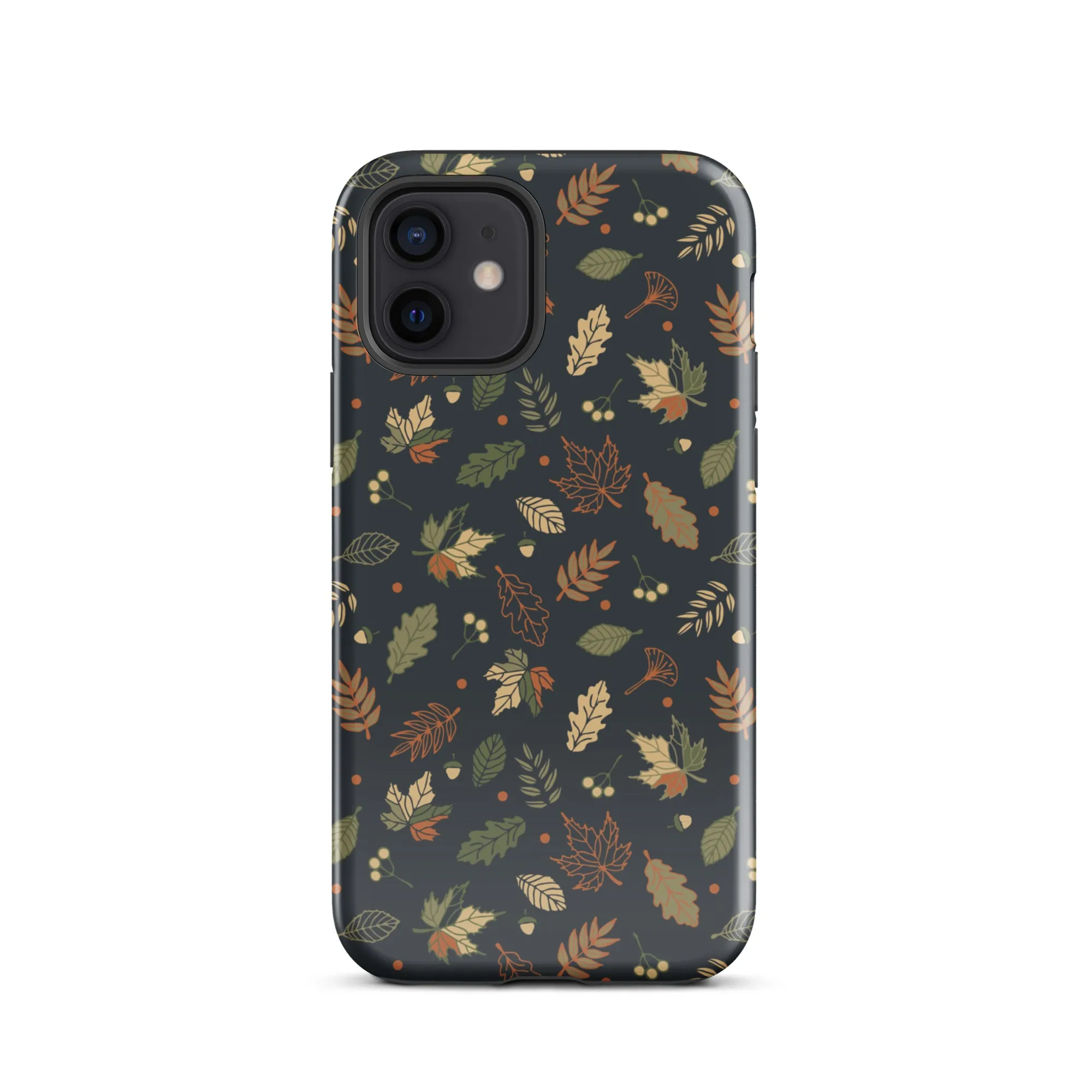 Autumn Twilight Leaves Premium iPhone Case