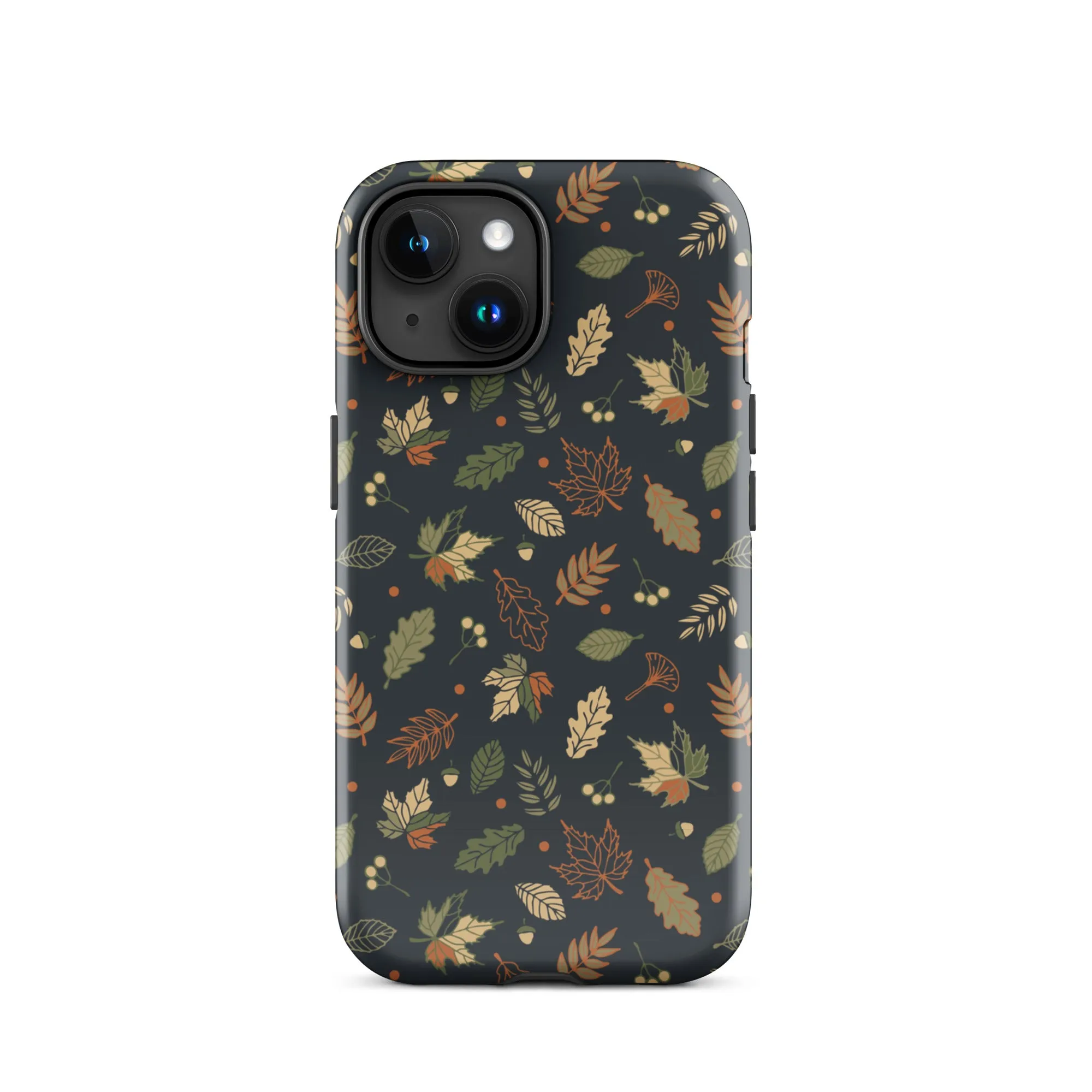 Autumn Twilight Leaves Premium iPhone Case