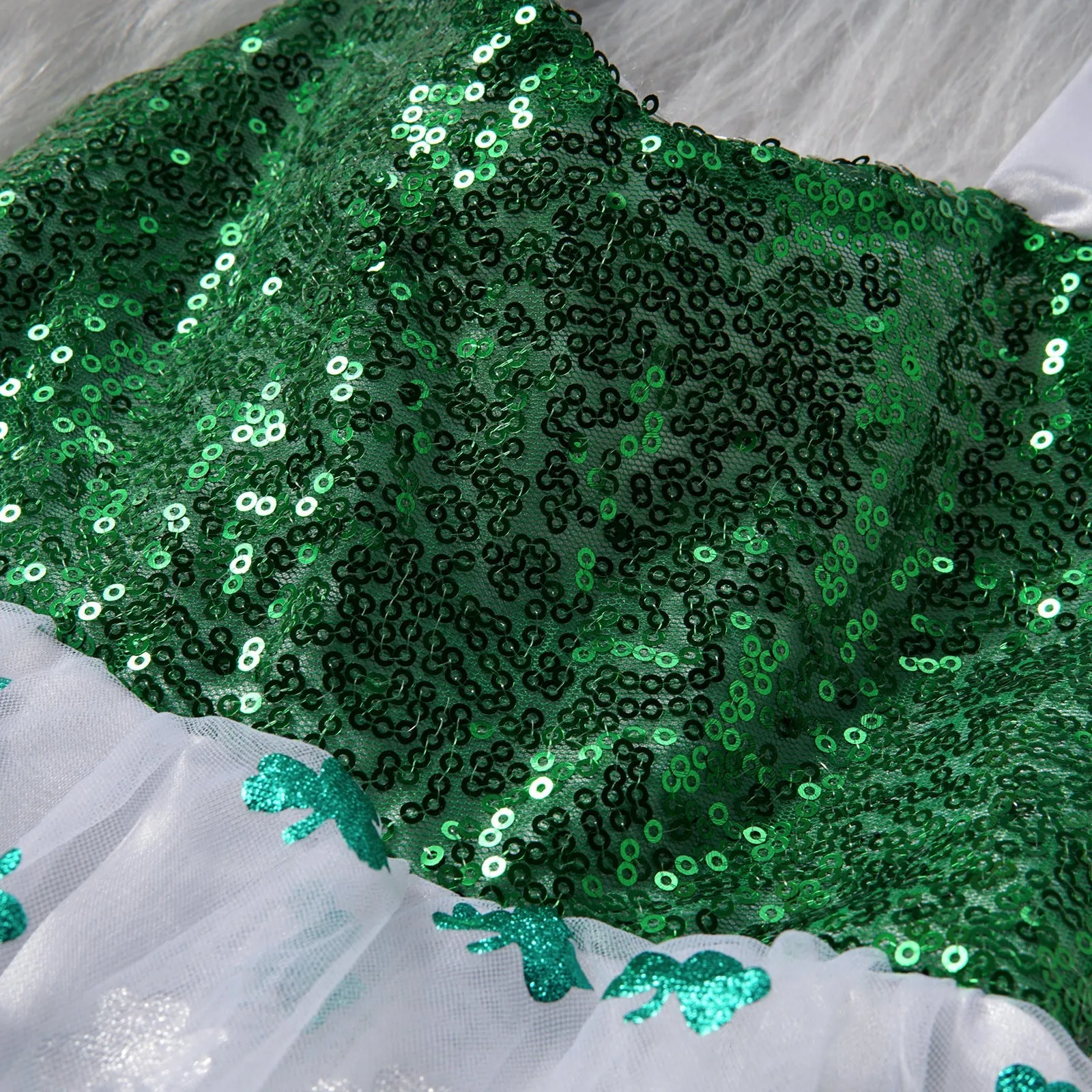 Baby Green Mesh Skirt