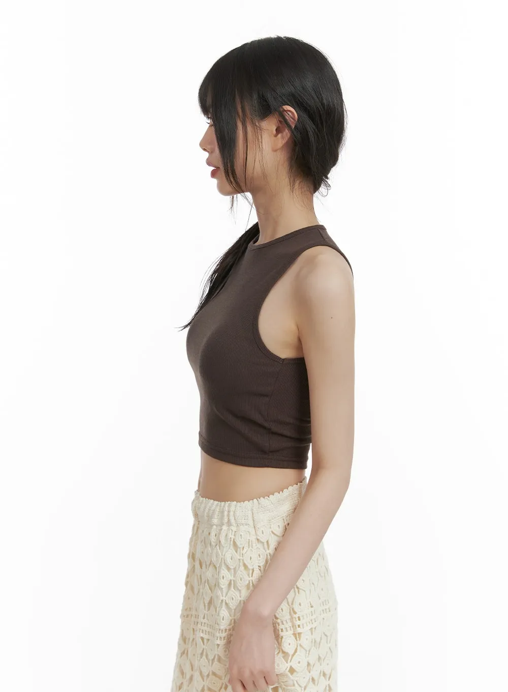 Basic Tank Crop Top CA412