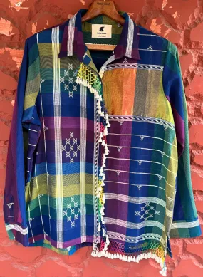 Traditional Bhujodi Handwoven Indian Shirt - Unisex