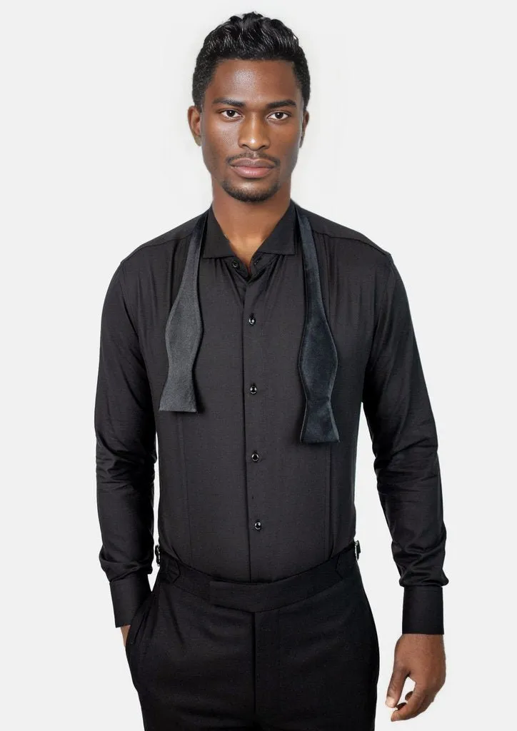 Black Bamboo Tuxedo Shirt