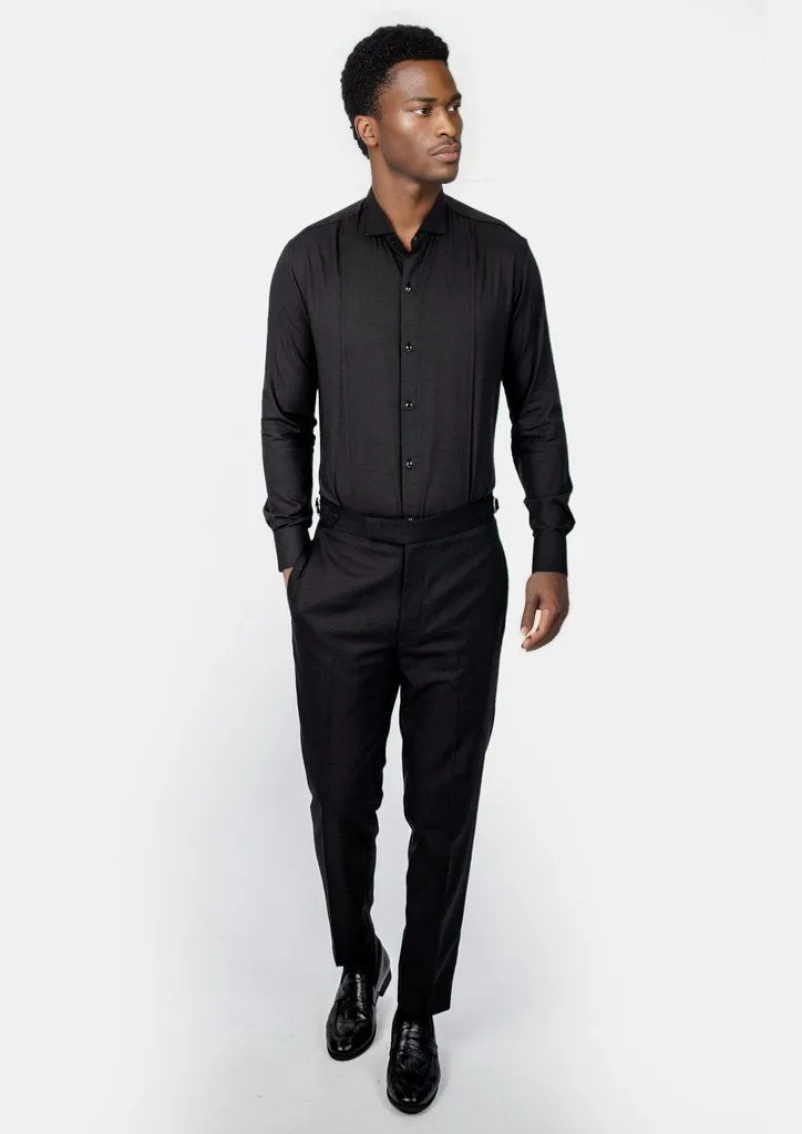 Black Bamboo Tuxedo Shirt