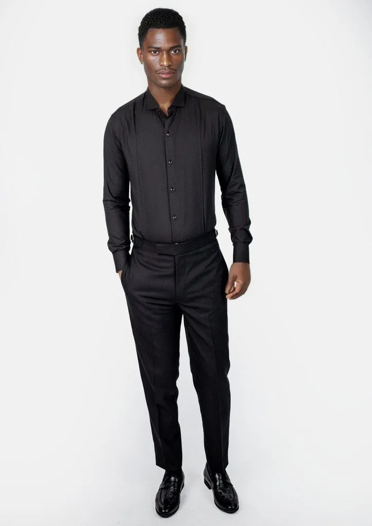 Black Bamboo Tuxedo Shirt