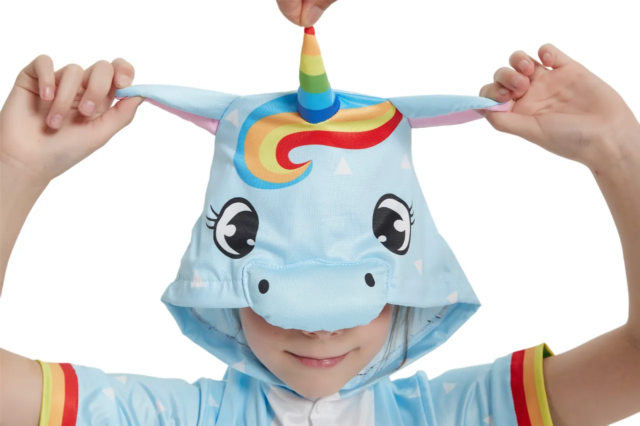 Blue Unicorn Kids Summer Onesie