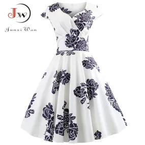 Casual Summer Dress Women Short Sleeve Elegant Party Dresses