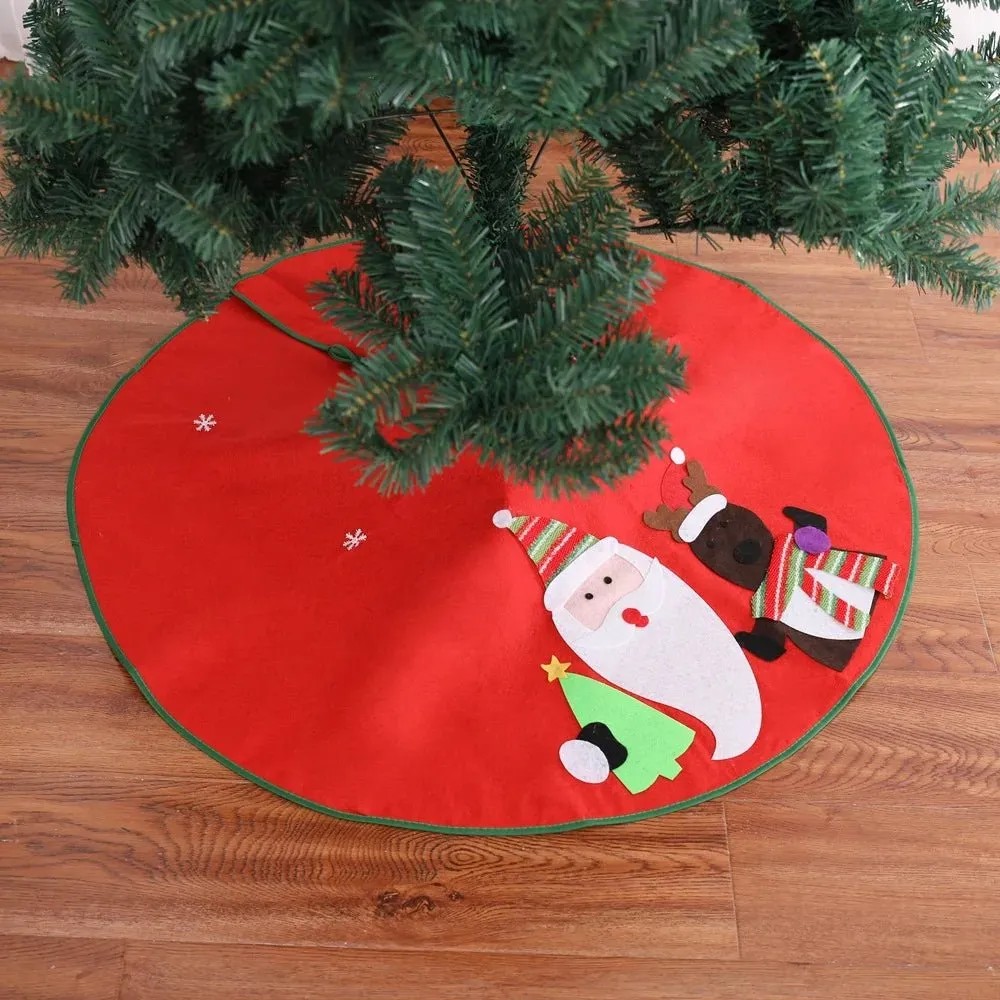 Christmas Tree Skirt Home Decor - Mats for Indoor and Outdoor Decoration