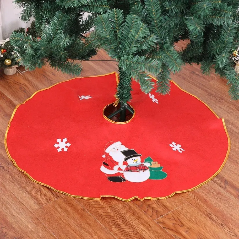 Christmas Tree Skirt Home Decor - Mats for Indoor and Outdoor Decoration