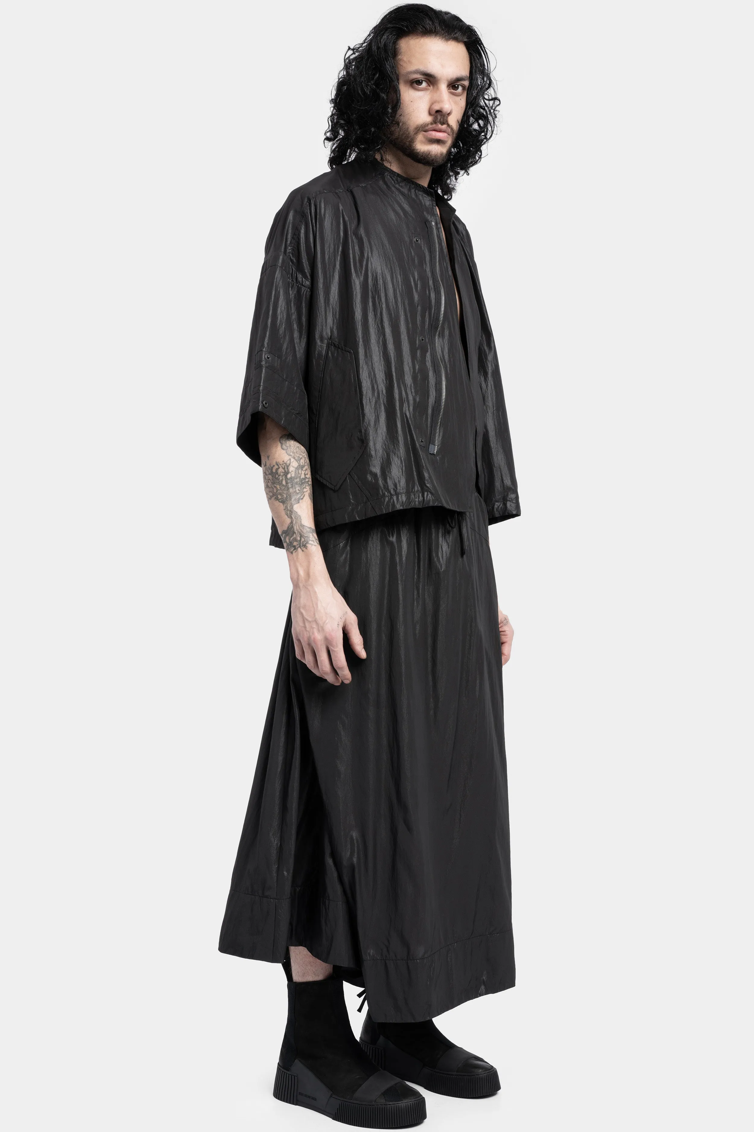 Coated Oversized Shirt