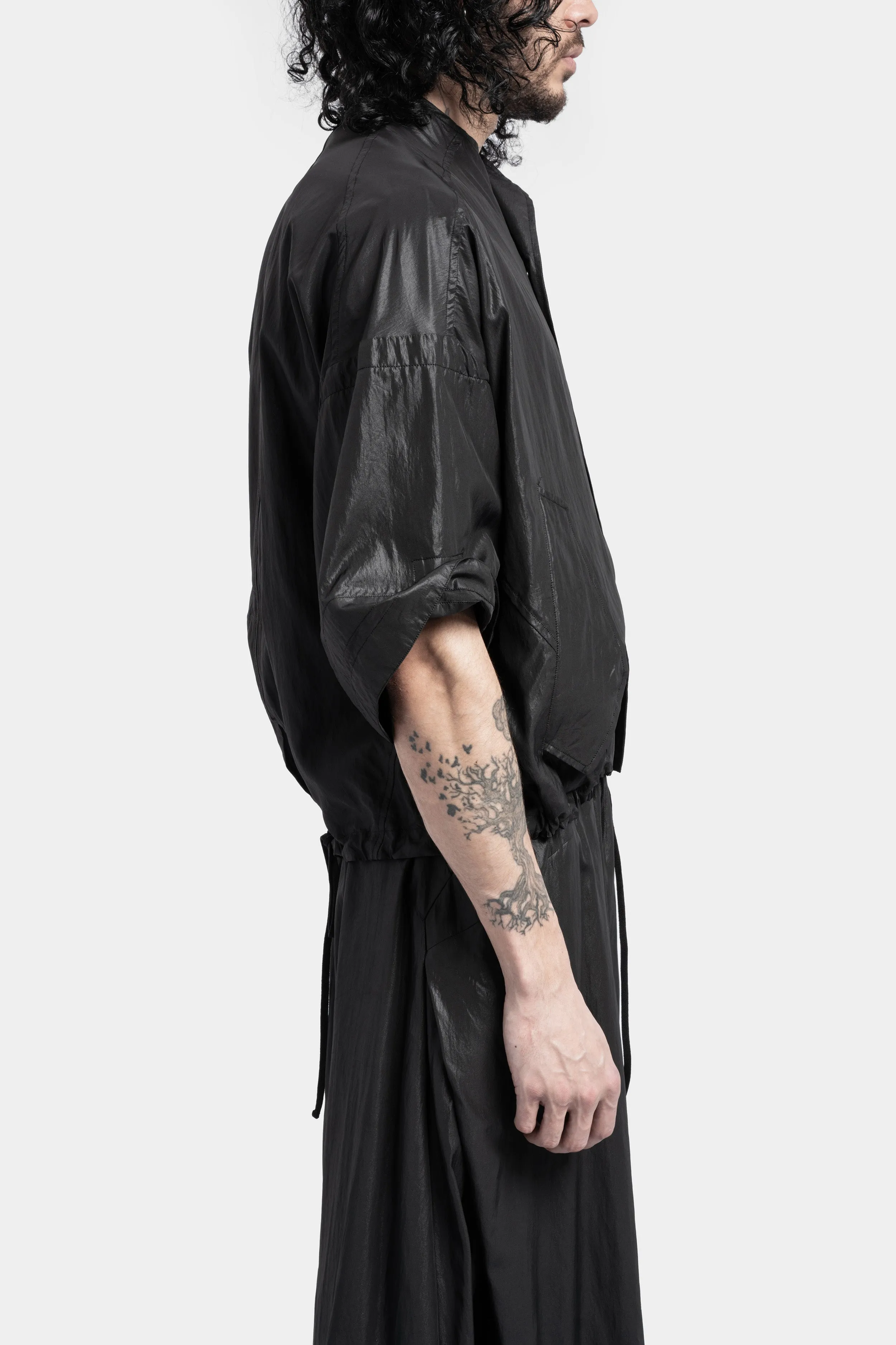 Coated Oversized Shirt