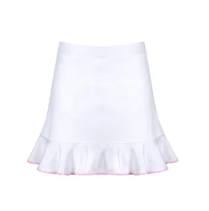 #Cottage Court White Ruffle Skirt - New!