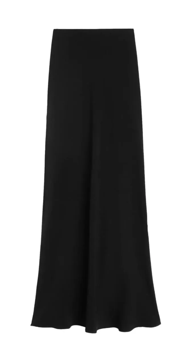 CREPE MAXI SKIRT