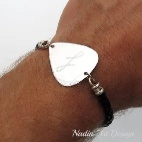 Custom Guitar Pick Bracelet