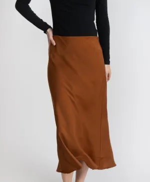 ELI SKIRT (BROWN)