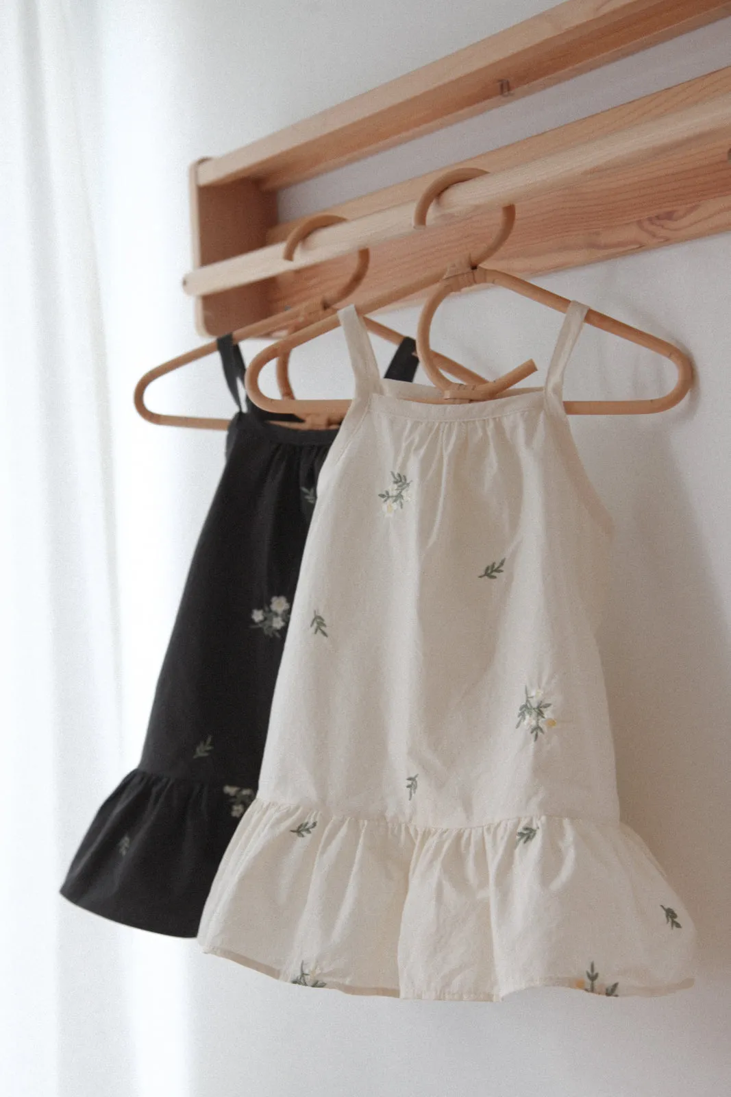 Embroidered Flower Summer Dress