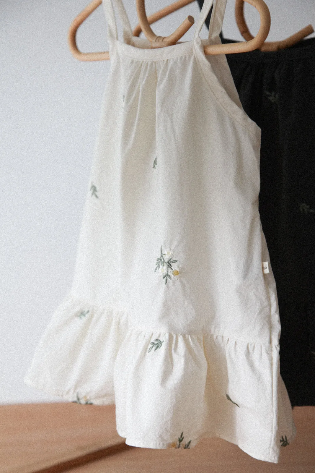 Embroidered Flower Summer Dress