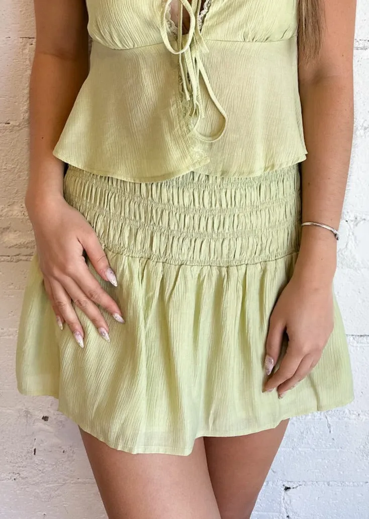 Eve Smocked Skirt