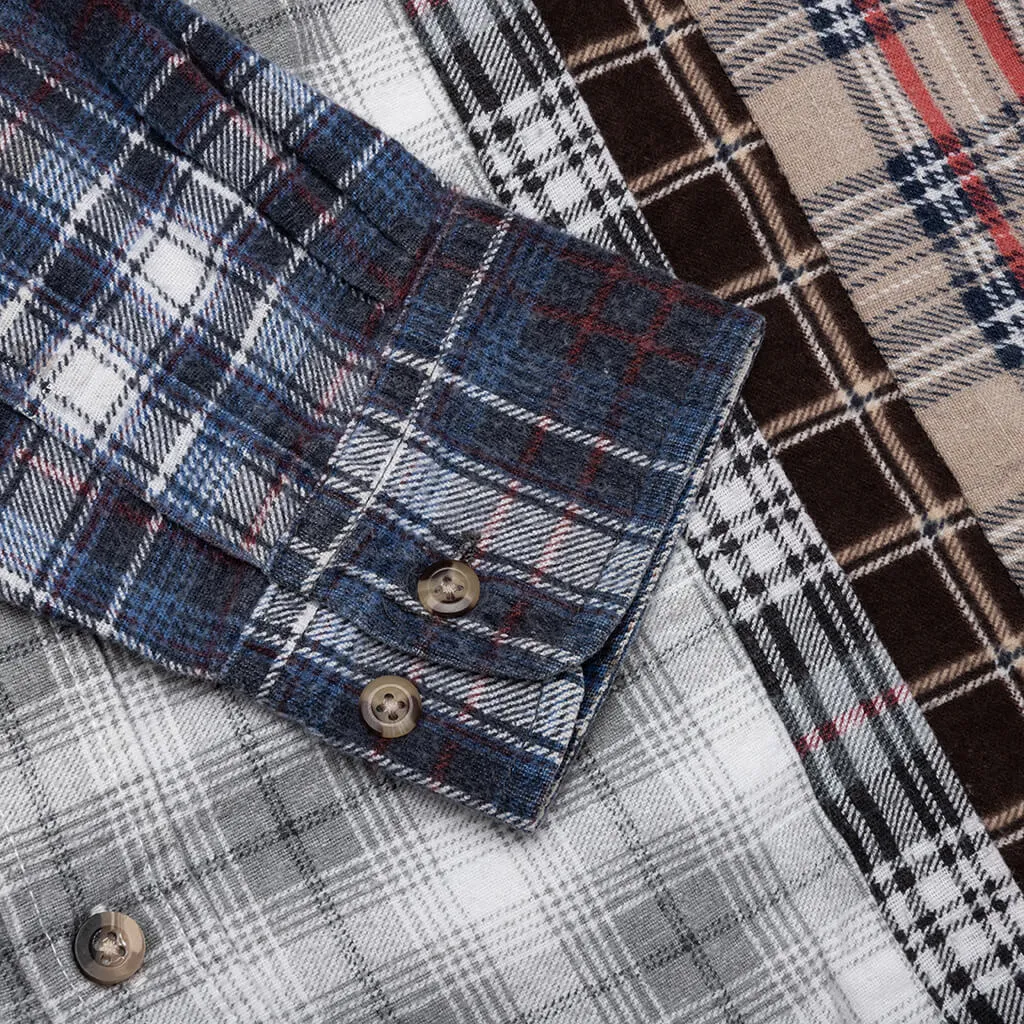 Flannel Shirt 7 Cuts Shirt - Assorted