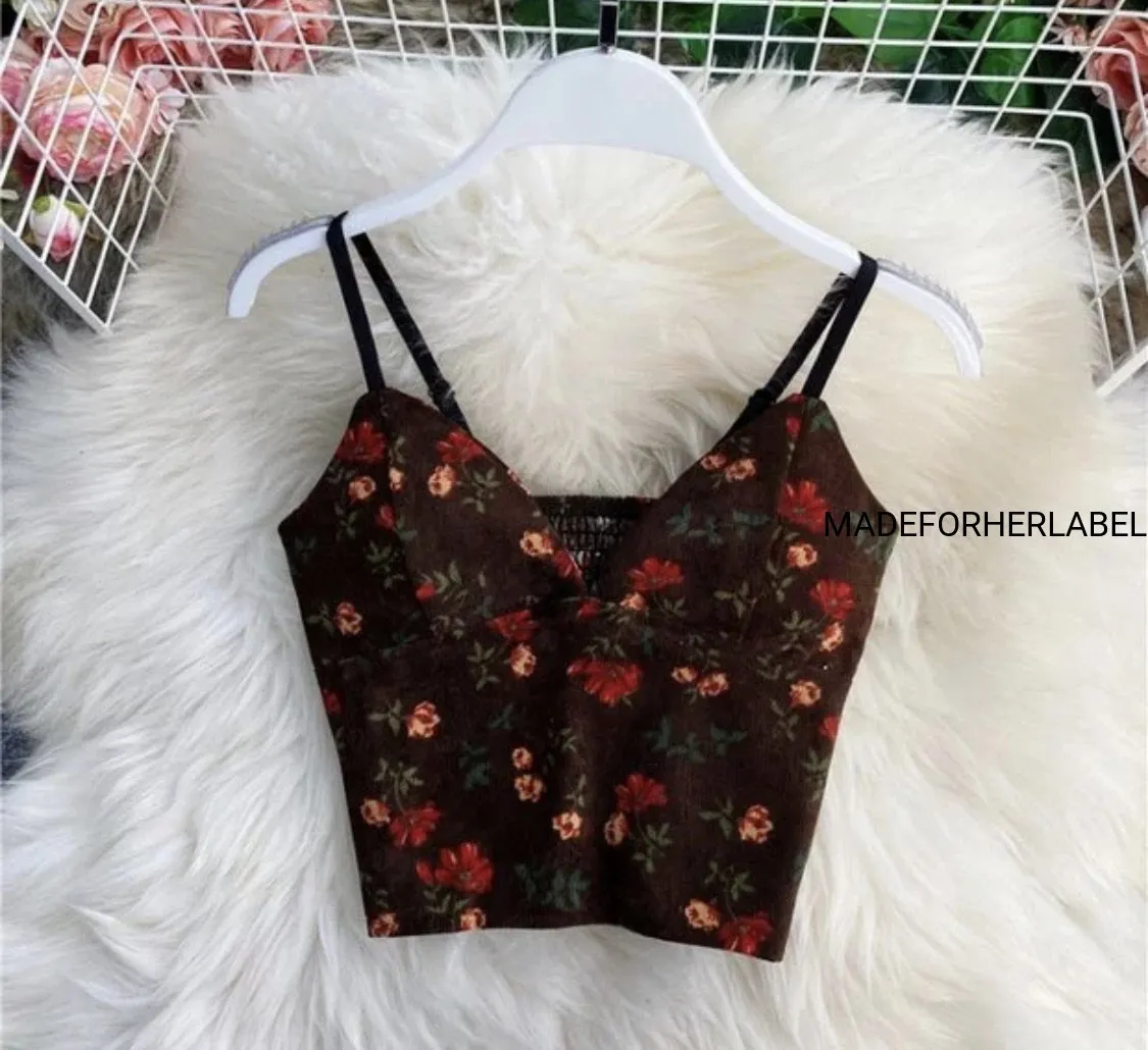 Floral Cami Crop Top