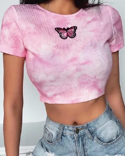 Flutter Crop Top