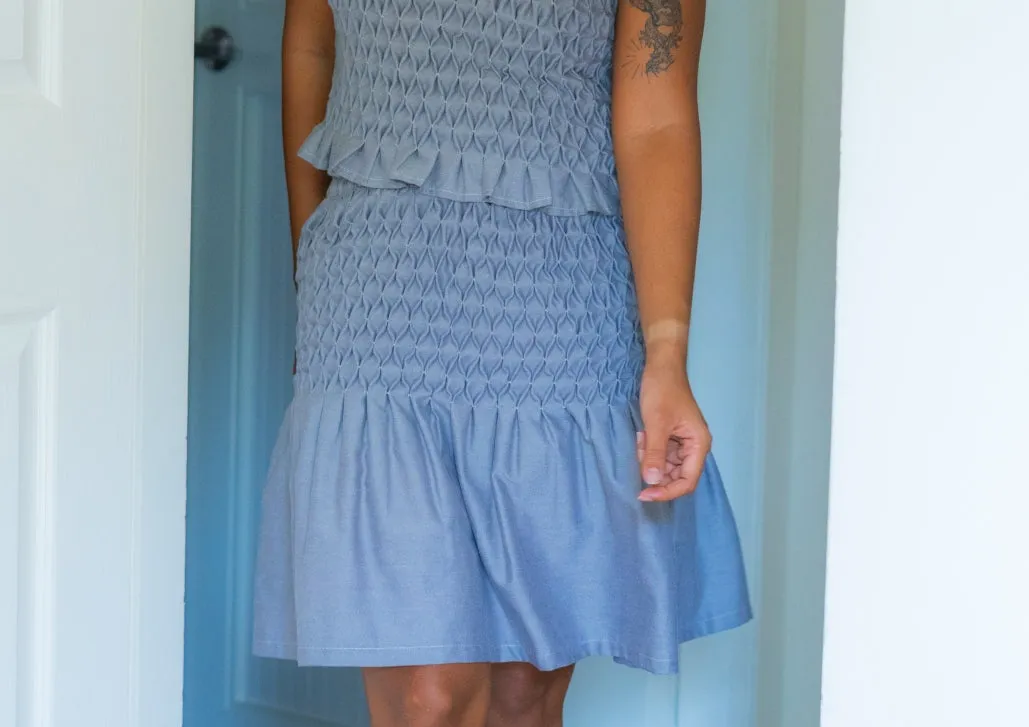 gertrude skirt - gray