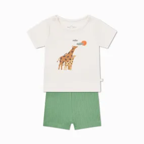 Giraffe Summer Pajama Set