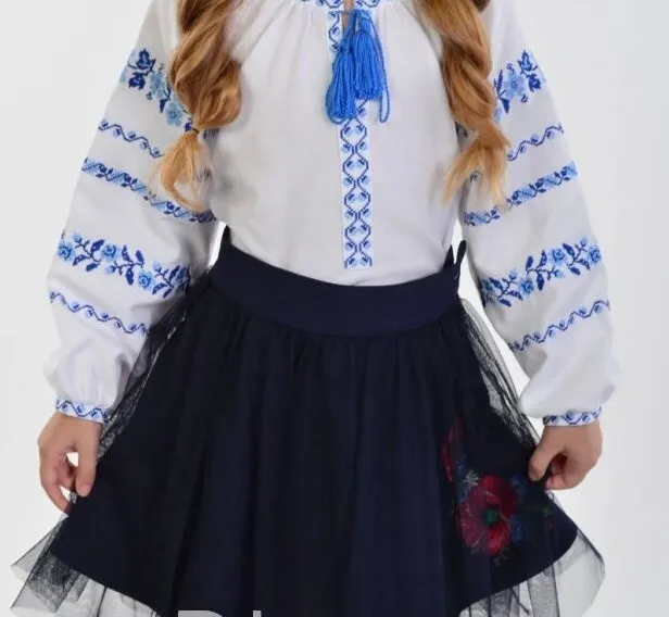 Girl Skirt- Navy