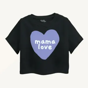 Girls Mama Love Crop Top