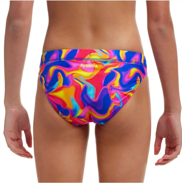 Girls Sports Brief - Summer Swirl