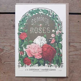 Greeting Card - Summer Roses