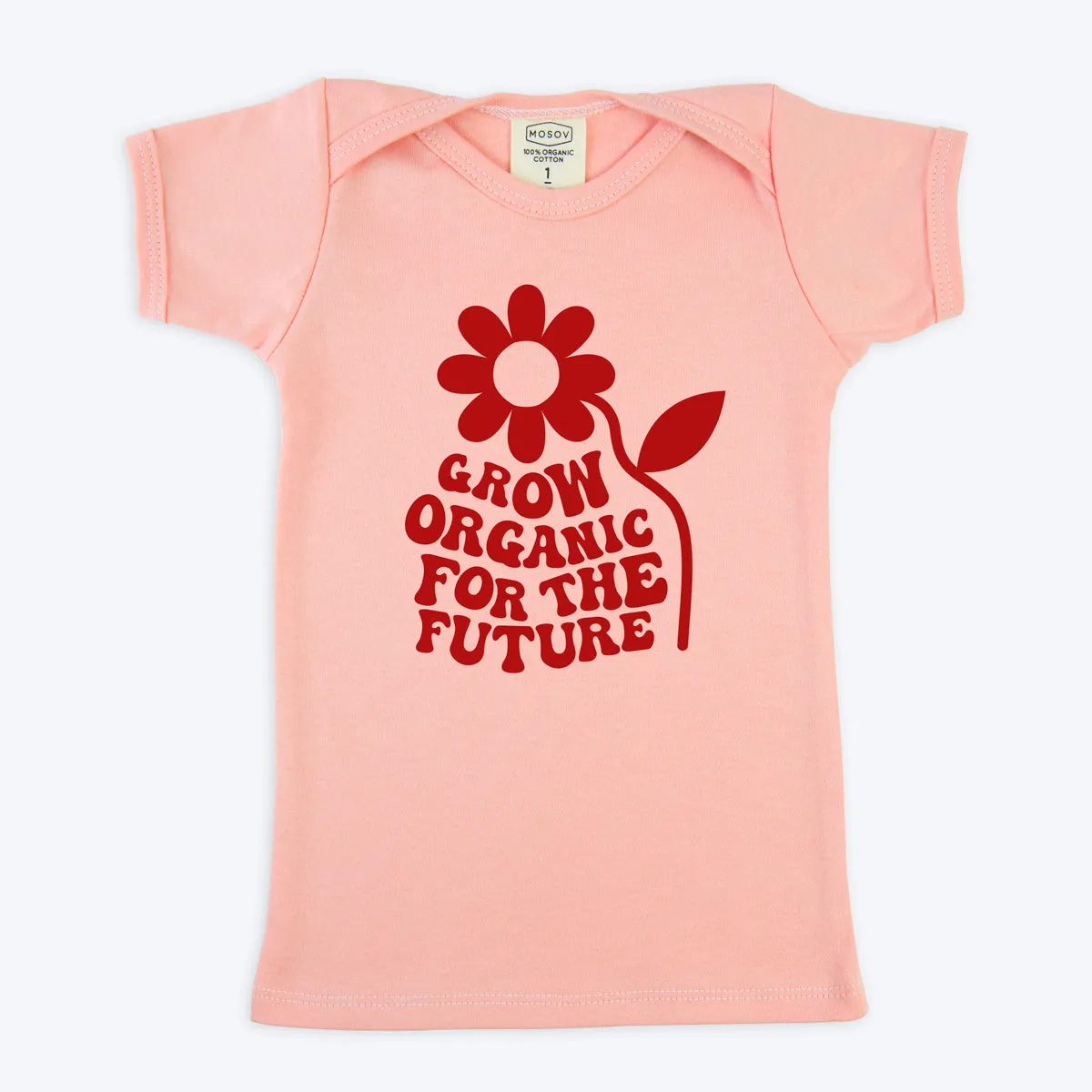 Grow Organic Organic Baby T-shirt | Pink