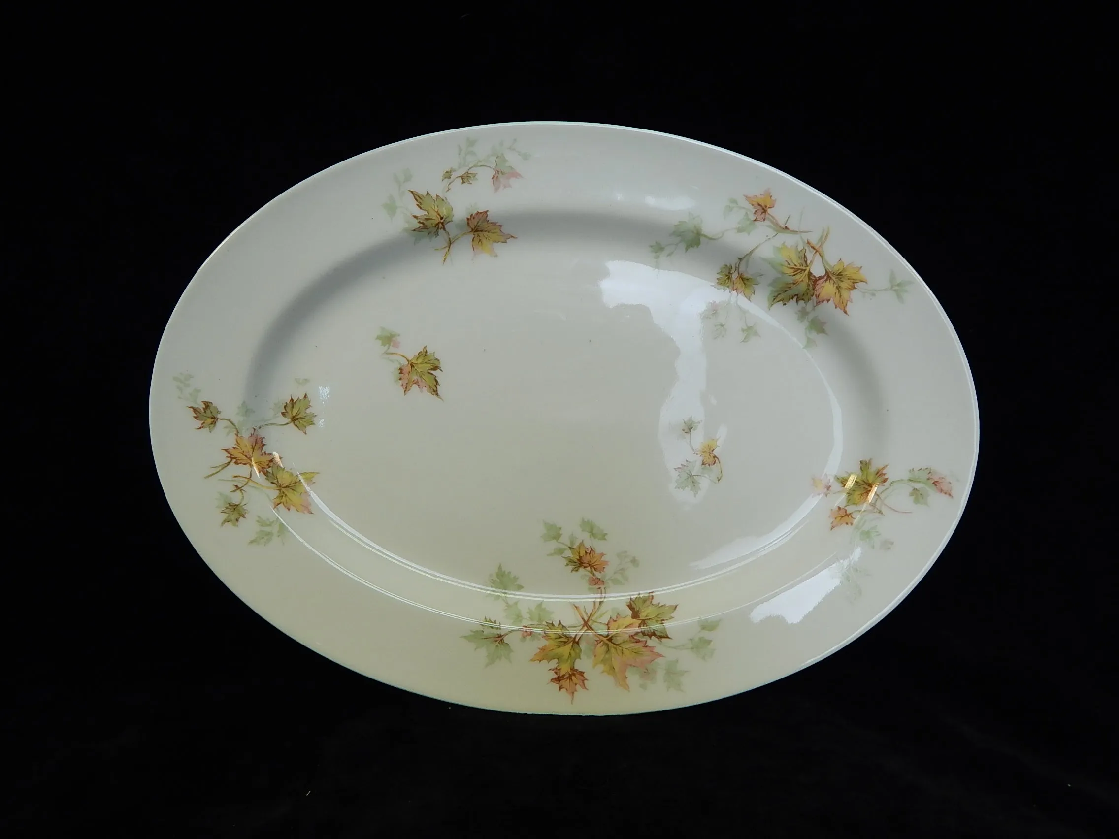 Haviland Limoges Autumn Leaf Plates & Platter - Lot of 7