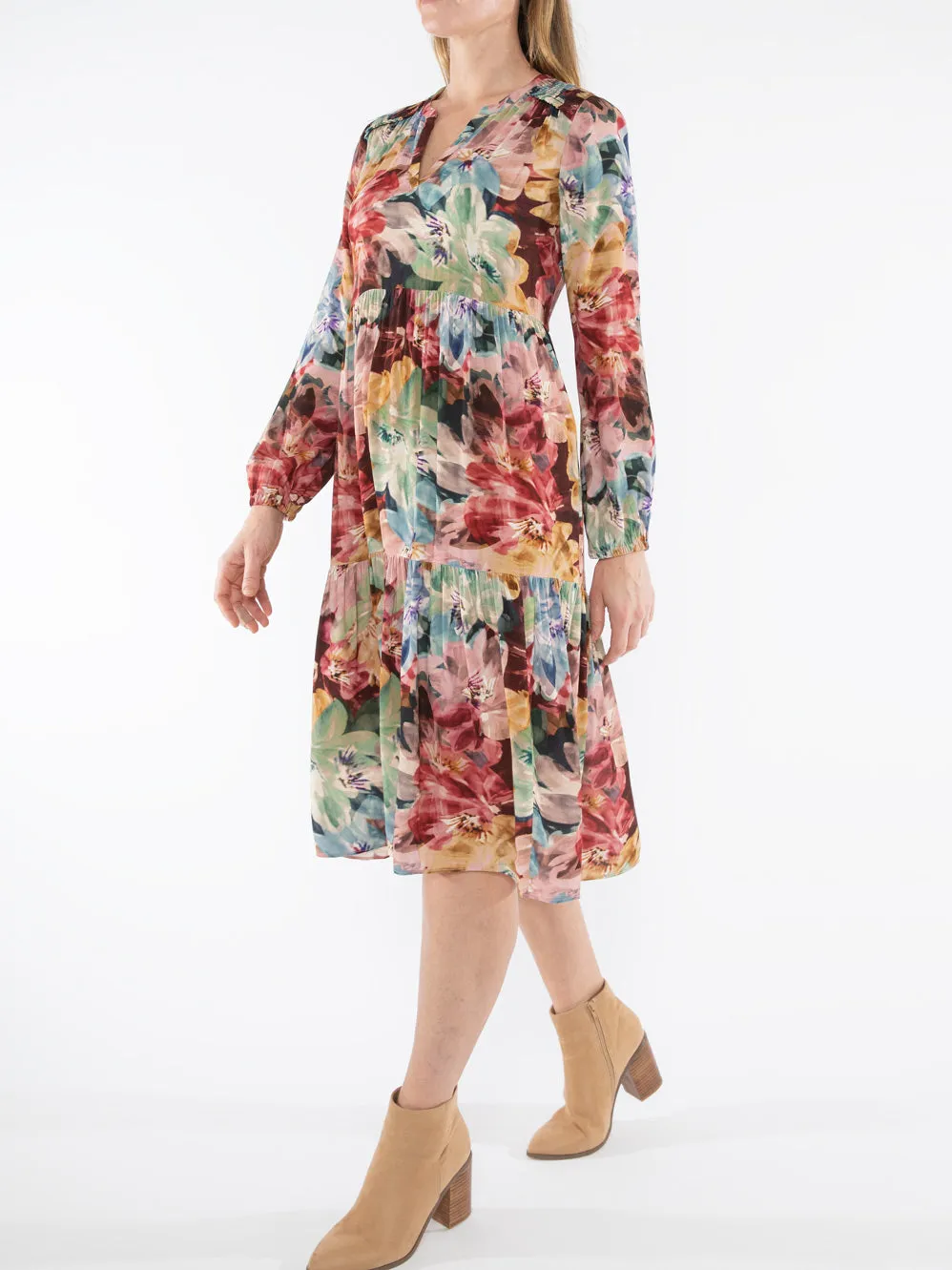 JUMP AUTUMN BLOOMS DRESS